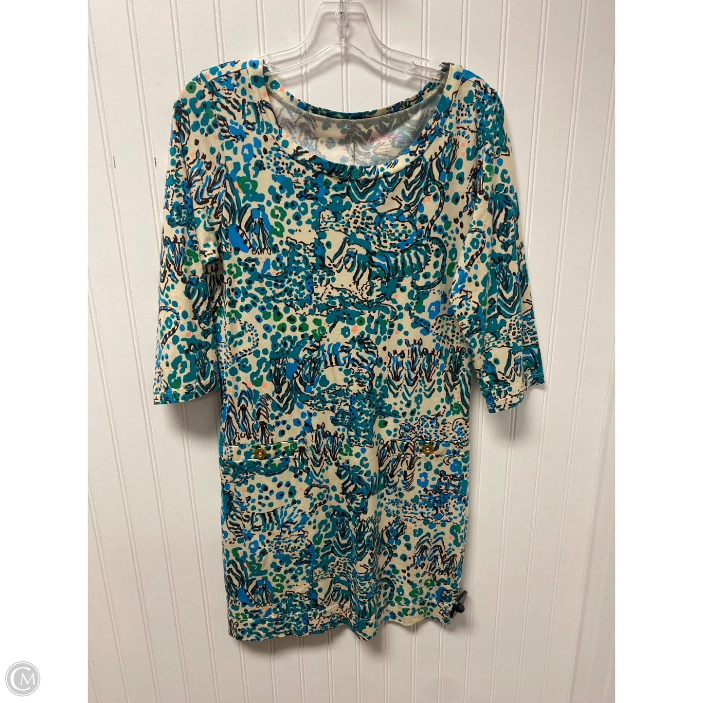 Dress Designer By Lilly Pulitzer In Beige, Size: M