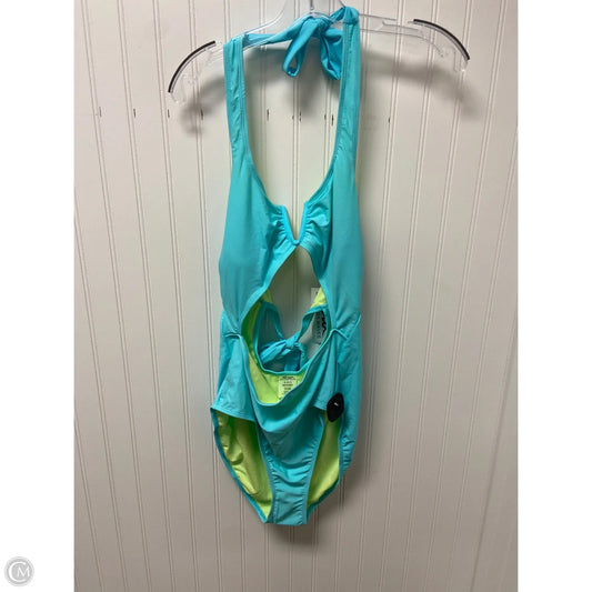 Swimsuit By Clothes Mentor In Blue & Green, Size: Xl