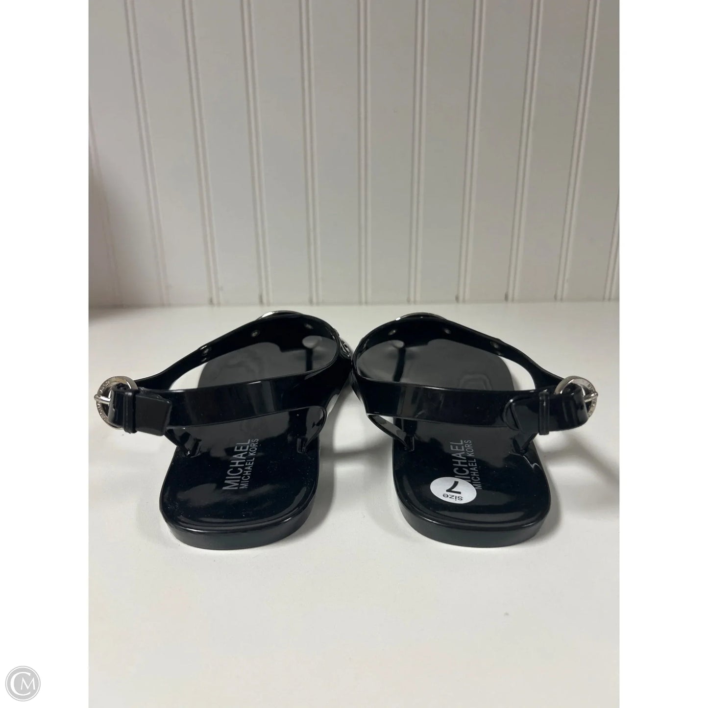 Sandals Designer By Michael Kors In Black, Size: 7