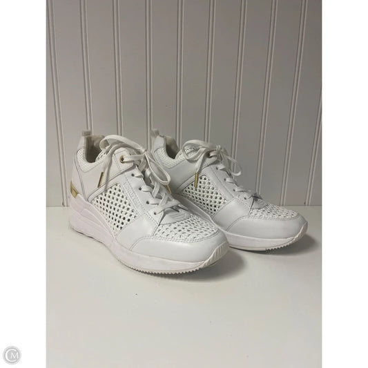 Shoes Designer By Michael Kors In White, Size: 8.5