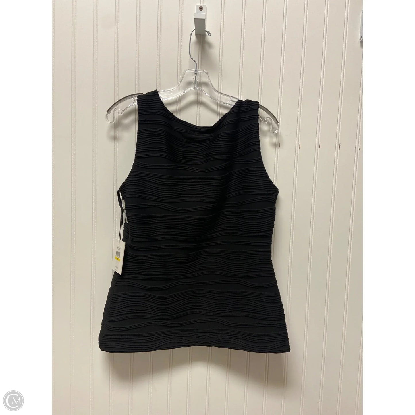 Top Sleeveless By Calvin Klein In Black, Size: M