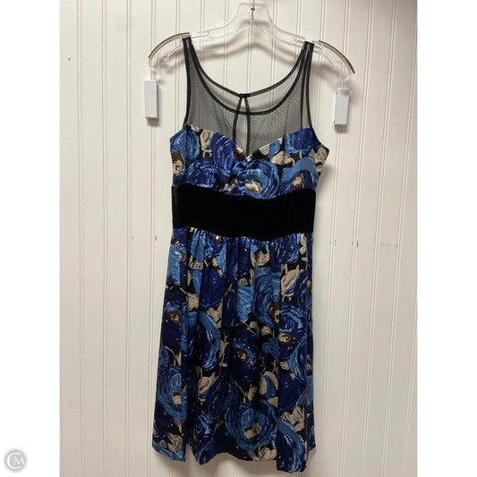 Dress Party Short By Tracy Reese In Black & Blue, Size: S