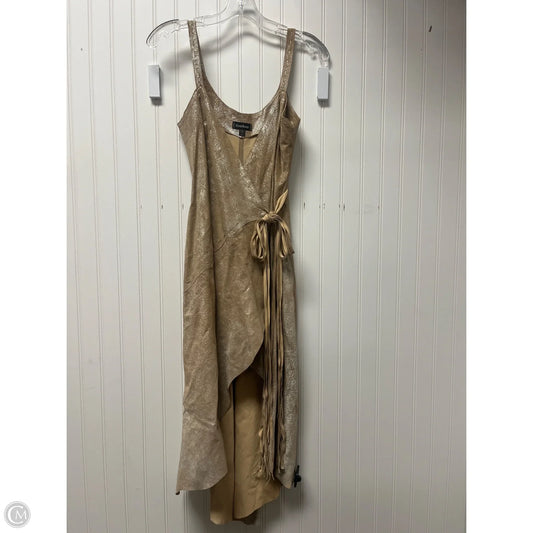 Dress Party Midi By Bebe In Beige, Size: S