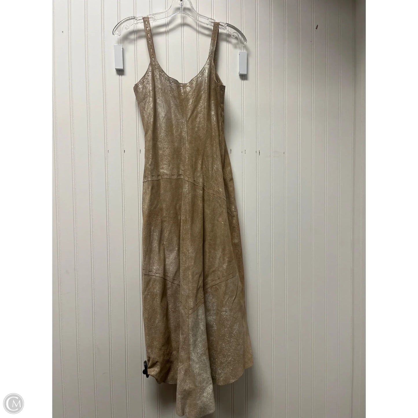 Dress Party Midi By Bebe In Beige, Size: S