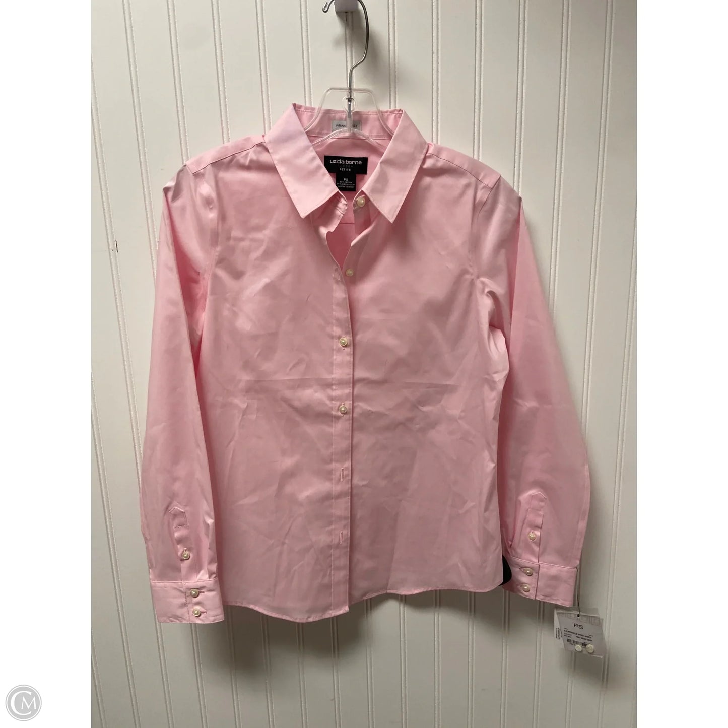 Top Long Sleeve Basic By Liz Claiborne In Pink, Size: Sp
