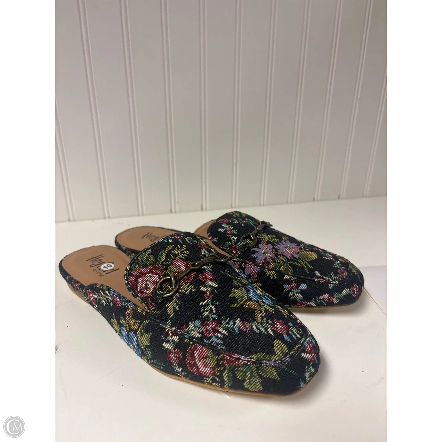 Shoes Flats By Clothes Mentor In Floral Print, Size: 10