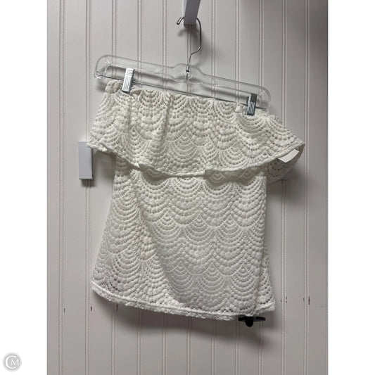 Top Sleeveless Designer By Lilly Pulitzer In White, Size: S