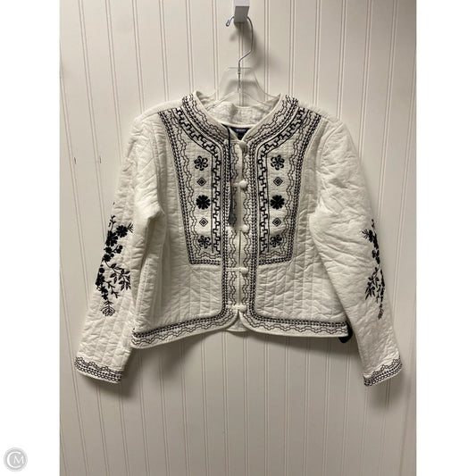 Jacket Shirt By Buffalo David Bitton In Black & White, Size: Xs