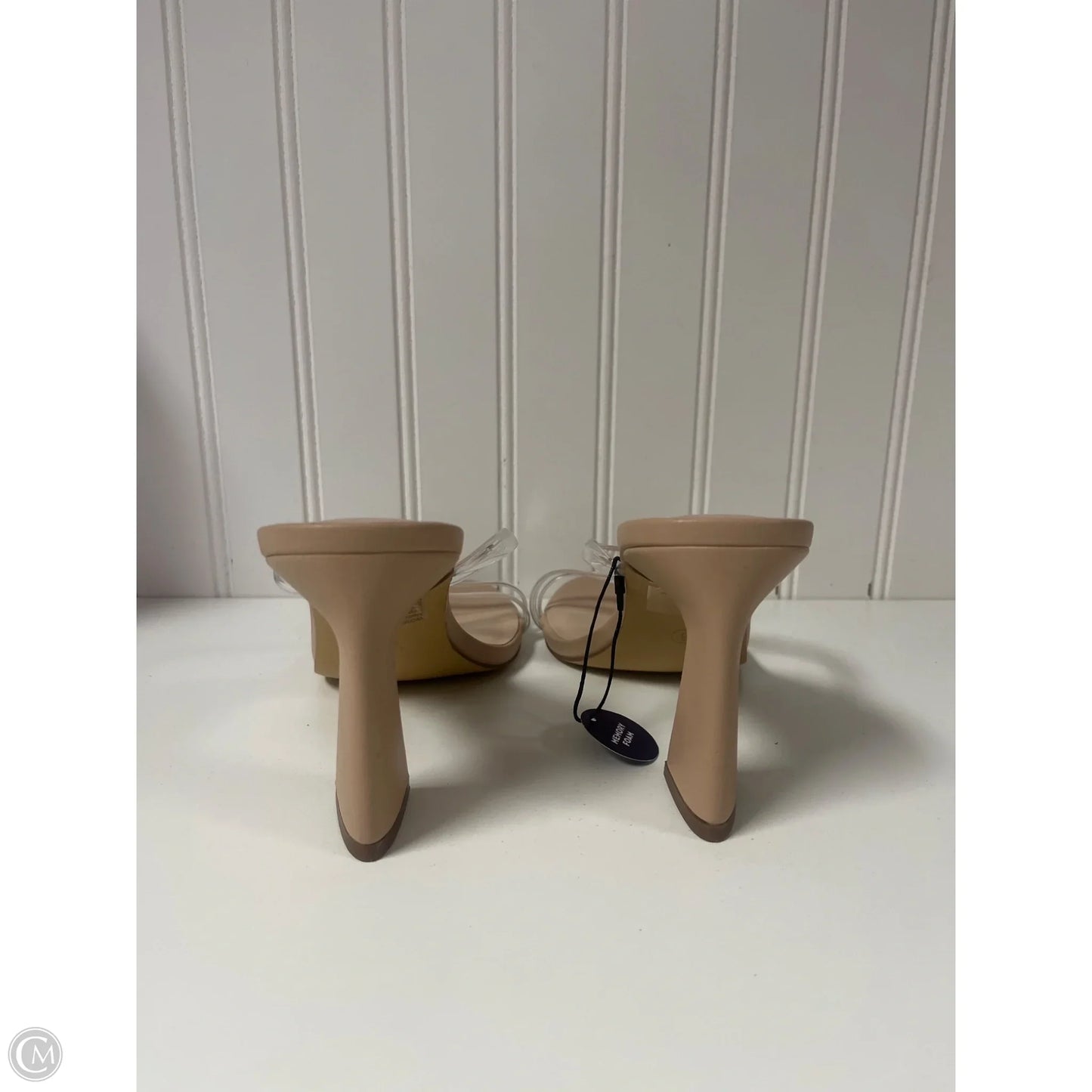 Sandals Heels Block By Apt 9 In Beige, Size: 8