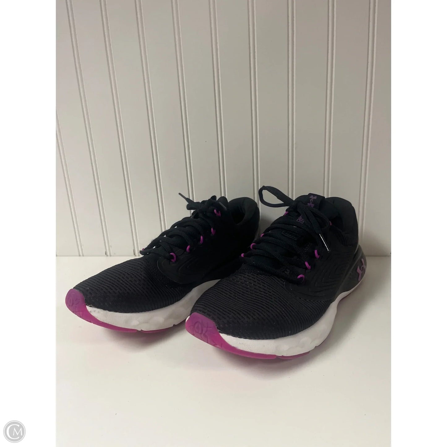 Shoes Athletic By Under Armour In Black & Purple, Size: 10