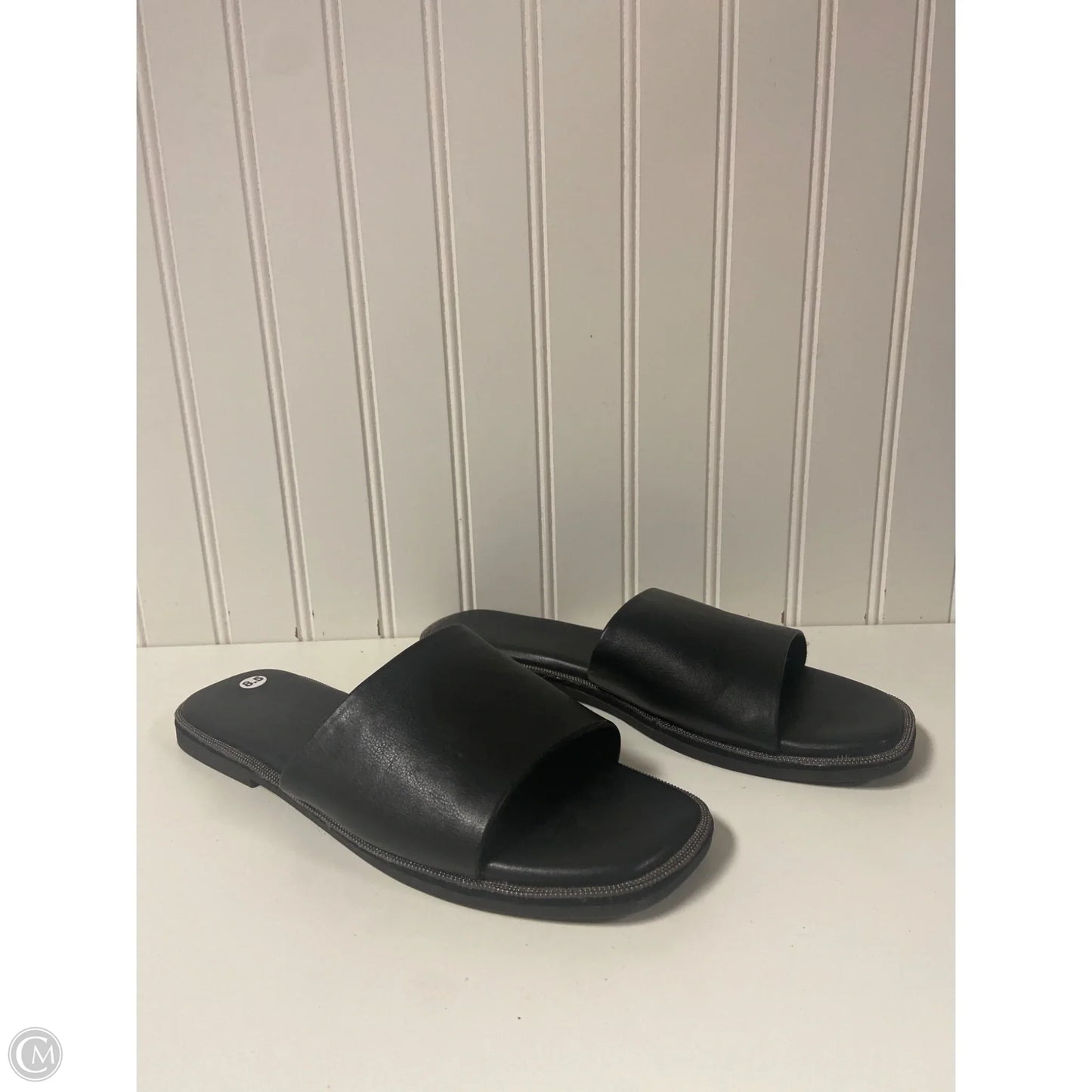 Sandals Flats By Rachel Zoe In Black, Size: 8.5