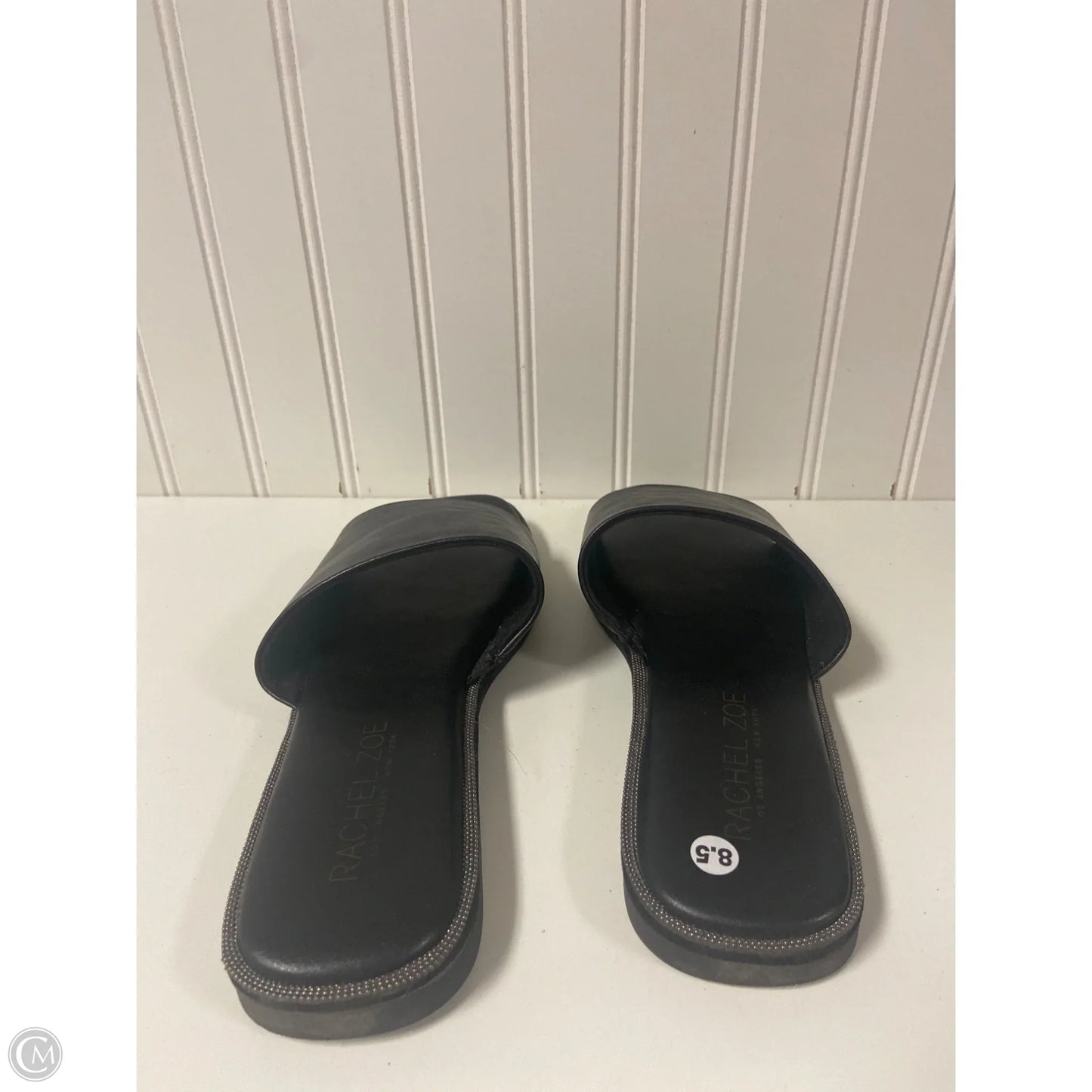 Sandals Flats By Rachel Zoe In Black, Size: 8.5