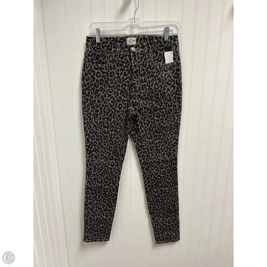 Jeans Skinny By J. Crew In Animal Print, Size: 4