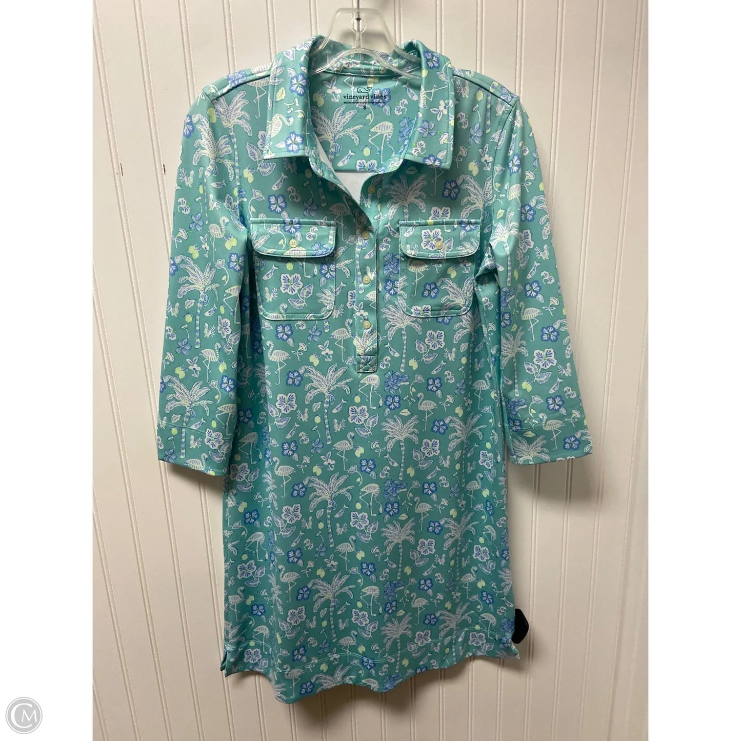 Dress Casual Short By Vineyard Vines In Green, Size: S