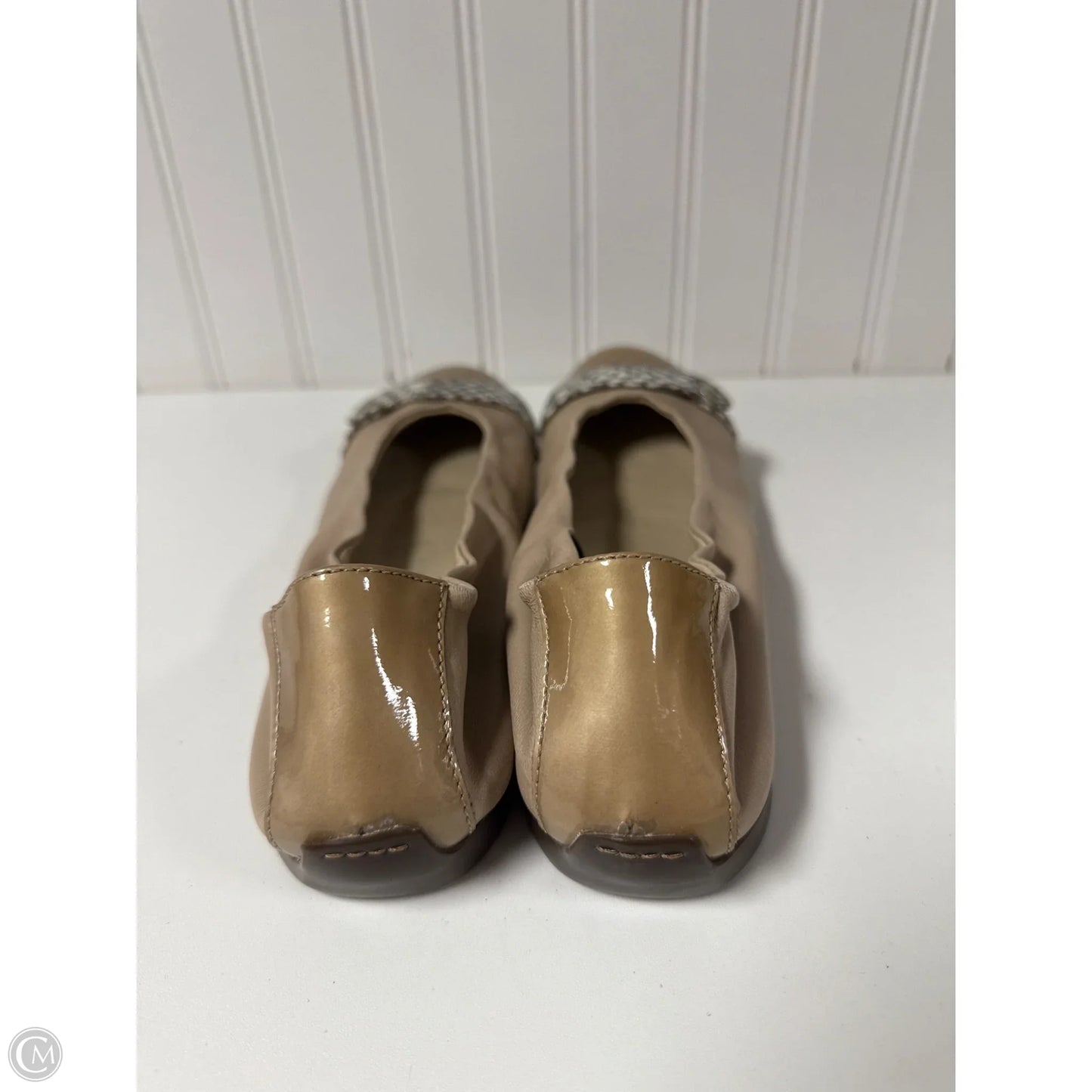 Shoes Flats By Agl In Taupe, Size: 6.5