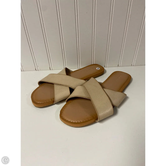 Sandals Flats By Old Navy In Beige, Size: 8
