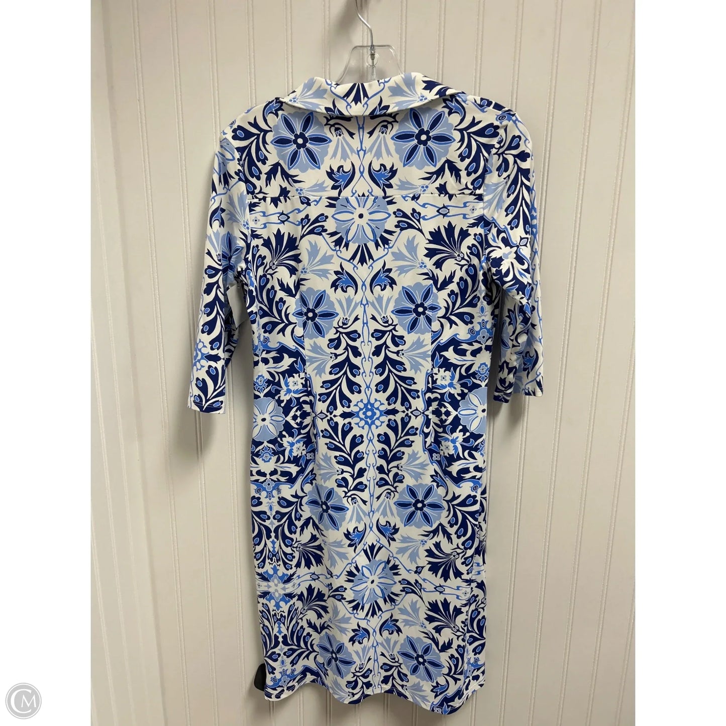 Dress Casual Short By Jude Connally In Blue & White, Size: Xs