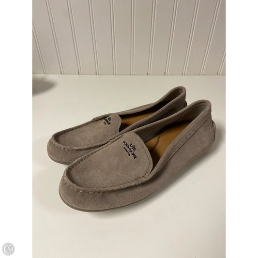 Shoes Designer By Coach In Taupe, Size: 8
