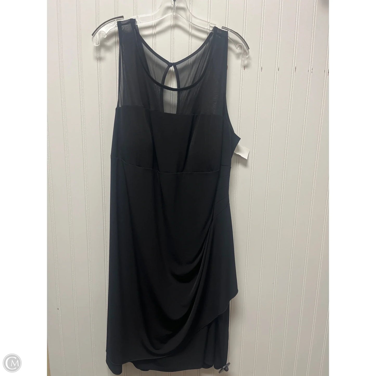 Dress Party Short By Clothes Mentor In Black, Size: 20