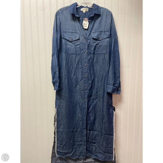 Dress Casual Maxi By Cloth & Stone In Blue Denim, Size: Xs