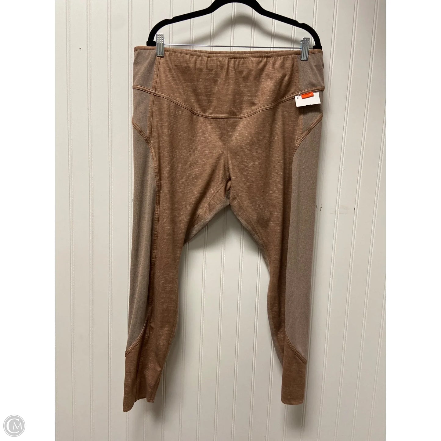 Athletic Leggings By Nike In Tan, Size: 2x