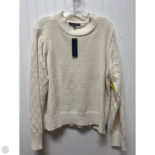 Sweater By Adrienne Vittadini In Beige, Size: Xl
