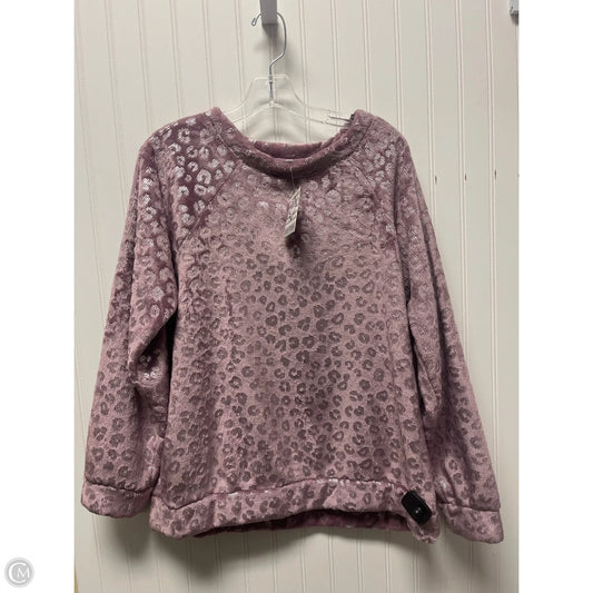 Sweater By Clothes Mentor In Purple, Size: L