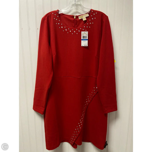 Dress Party Short By Michael By Michael Kors In Red, Size: Xl