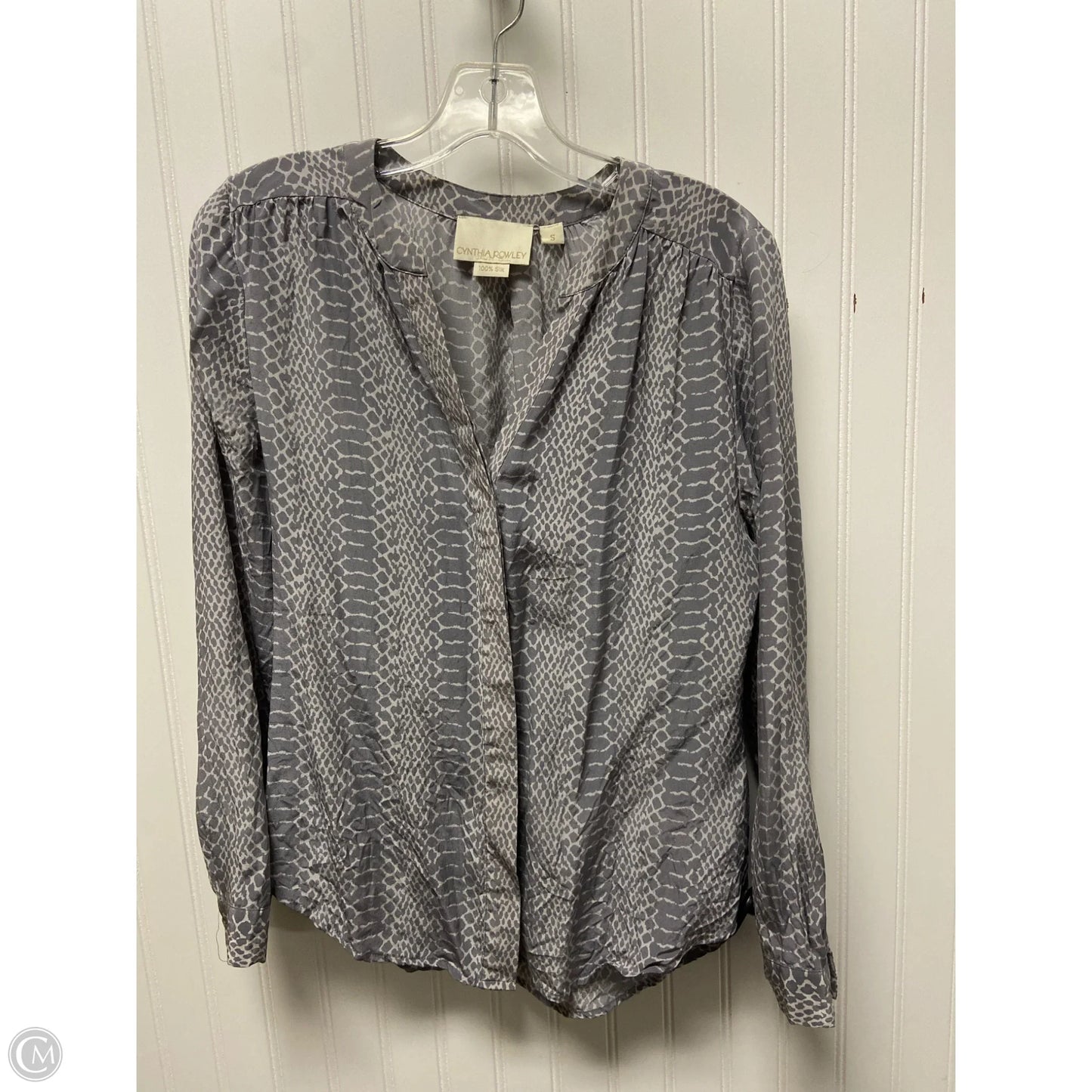 Top Long Sleeve By Cynthia Rowley In Grey, Size: S