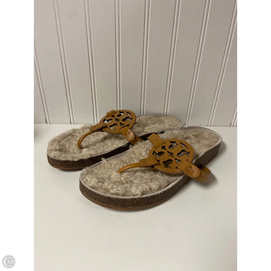 Sandals Designer By Tory Burch In Tan, Size: 8.5