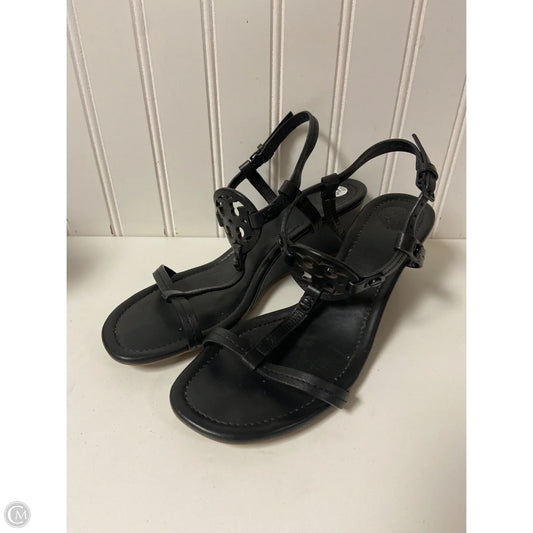 Sandals Designer By Tory Burch In Black, Size: 7.5