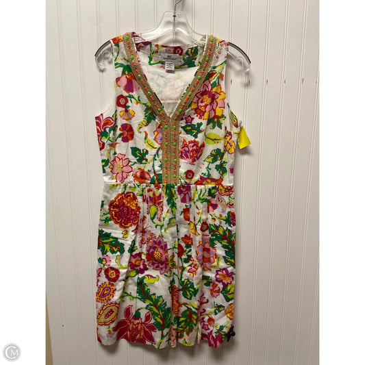 Dress Casual Short By Vineyard Vines In Floral Print, Size: S