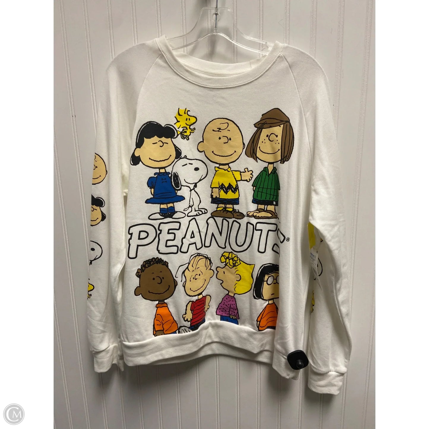 Top Long Sleeve By Clothes Mentor In White, Size: 1x