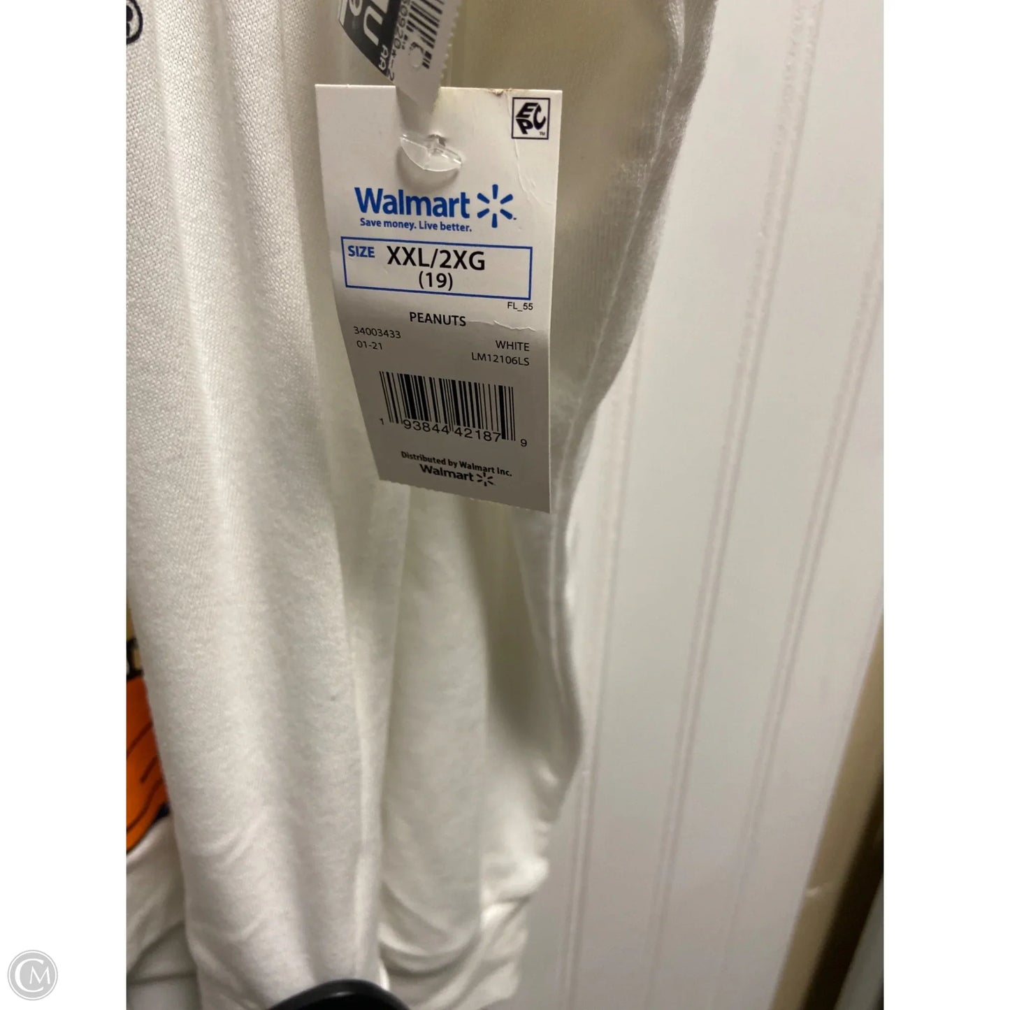 Top Long Sleeve By Clothes Mentor In White, Size: 1x