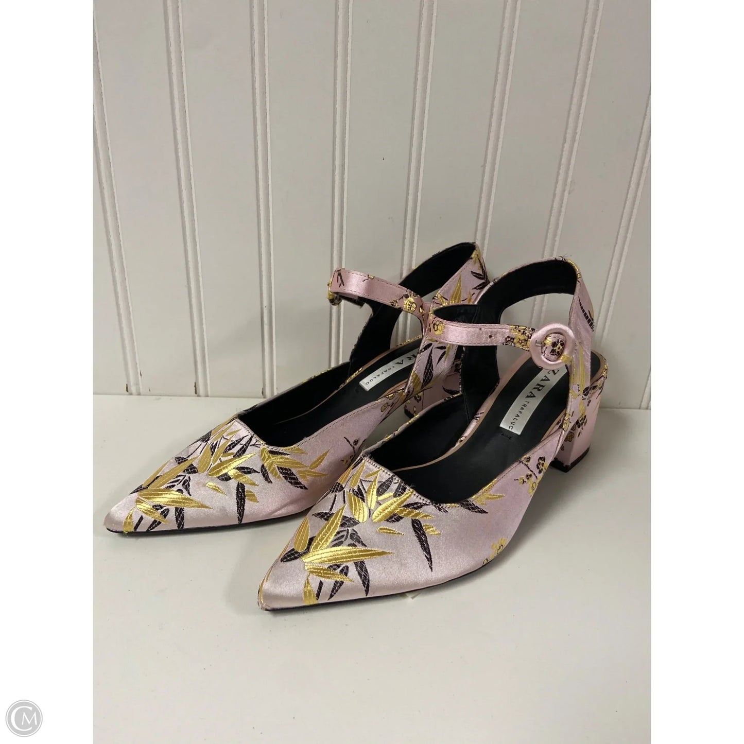 Shoes Heels Block By Zara In Pink, Size: 8.5