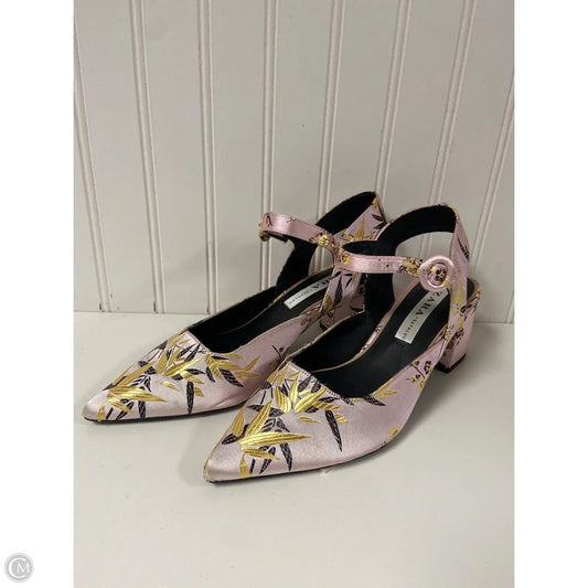 Shoes Heels Block By Zara In Pink, Size: 8.5