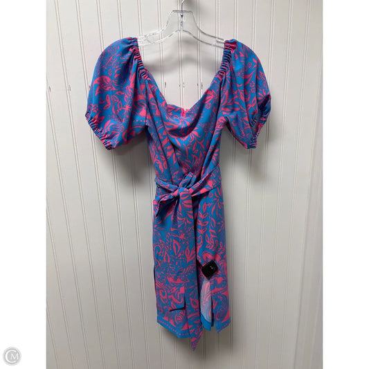 Dress Designer By Lilly Pulitzer In Blue & Pink, Size: M