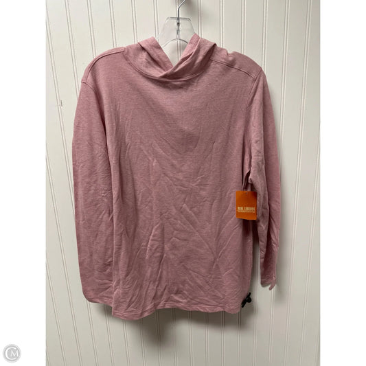 Athletic Top Long Sleeve Hoodie By Reel Legends In Pink, Size: M
