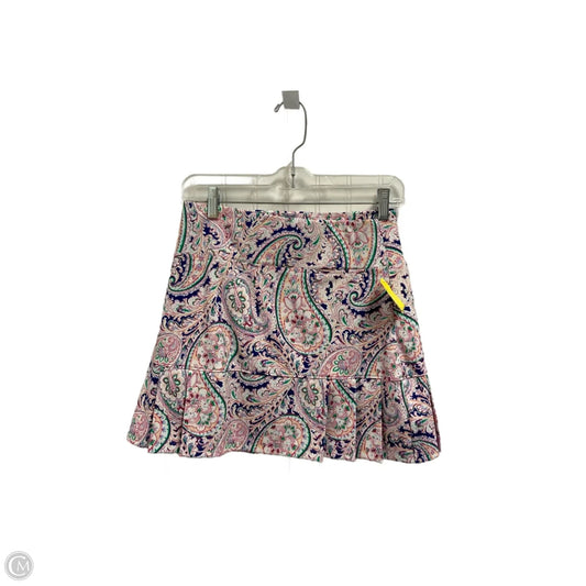Athletic Skort By Sigrid Olsen In Paisley Print, Size: Xs
