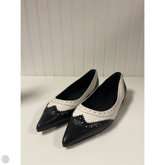 Shoes Flats By Cmc In Black & White, Size: 8.5
