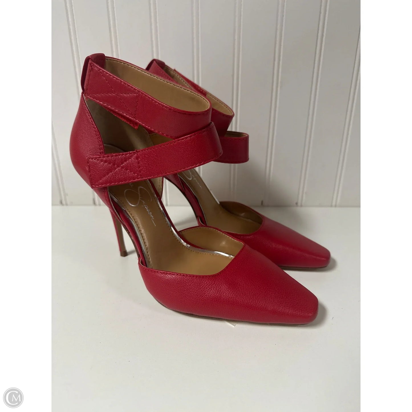 Shoes Heels Stiletto By Jessica Simpson In Red, Size: 6