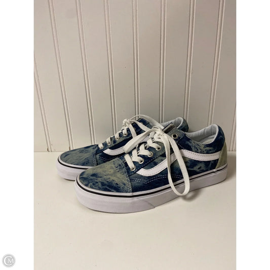 Shoes Sneakers By Vans In Blue Denim, Size: 7.5