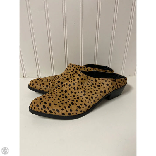 Shoes Heels Block By Crown Vintage In Animal Print, Size: 7