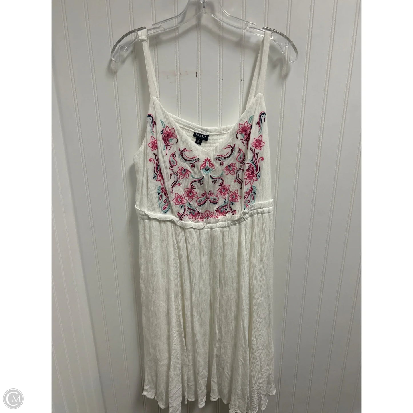 Dress Casual Short By Torrid In White, Size: 2x