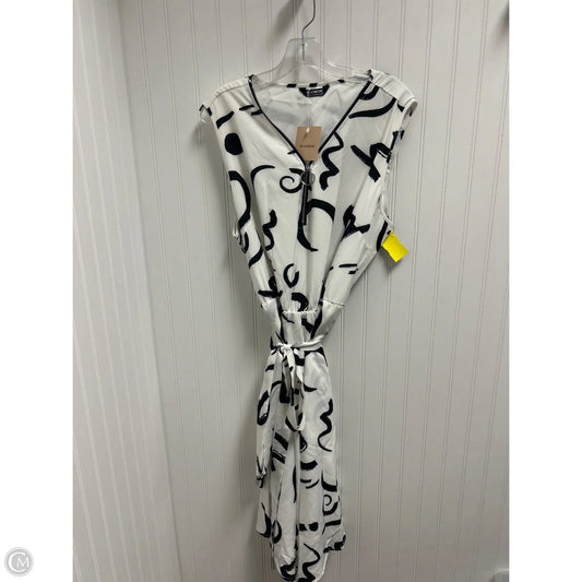 Dress Casual Short By Bloomchic In Black & White, Size: 2x