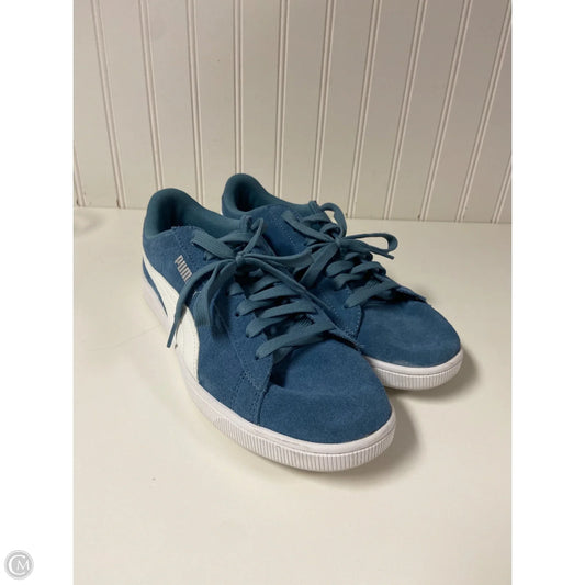 Shoes Sneakers By Puma In Blue, Size: 10.5