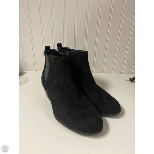 Boots Ankle Heels By Dr Scholls In Black, Size: 9.5