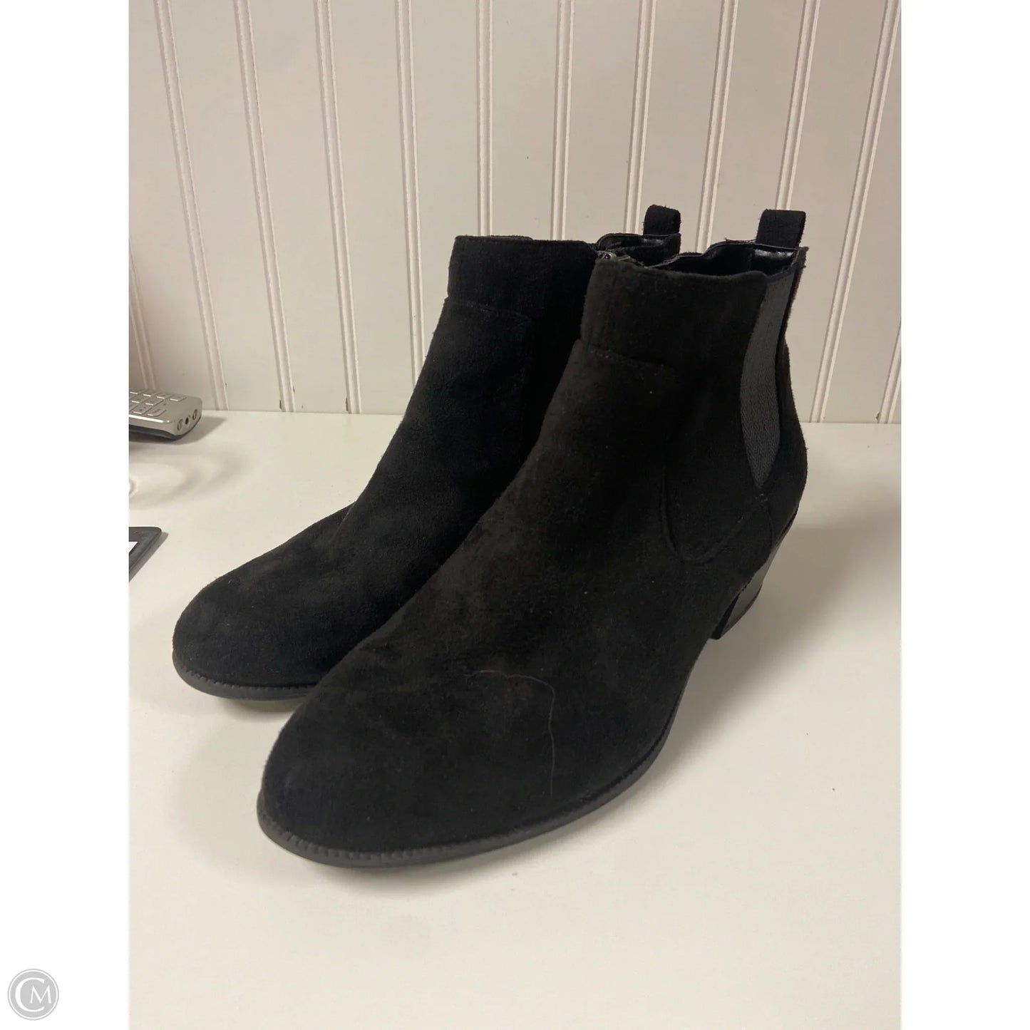 Boots Ankle Heels By Dr Scholls In Black, Size: 9.5