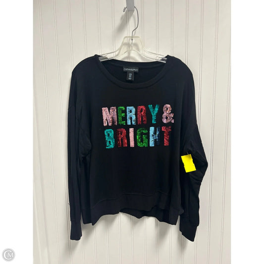 Top Long Sleeve By Cynthia Rowley In Black, Size: M