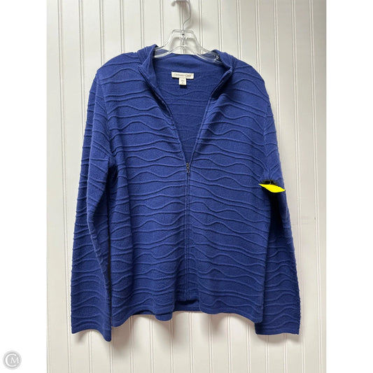Sweater Cardigan By Coldwater Creek In Blue, Size: M